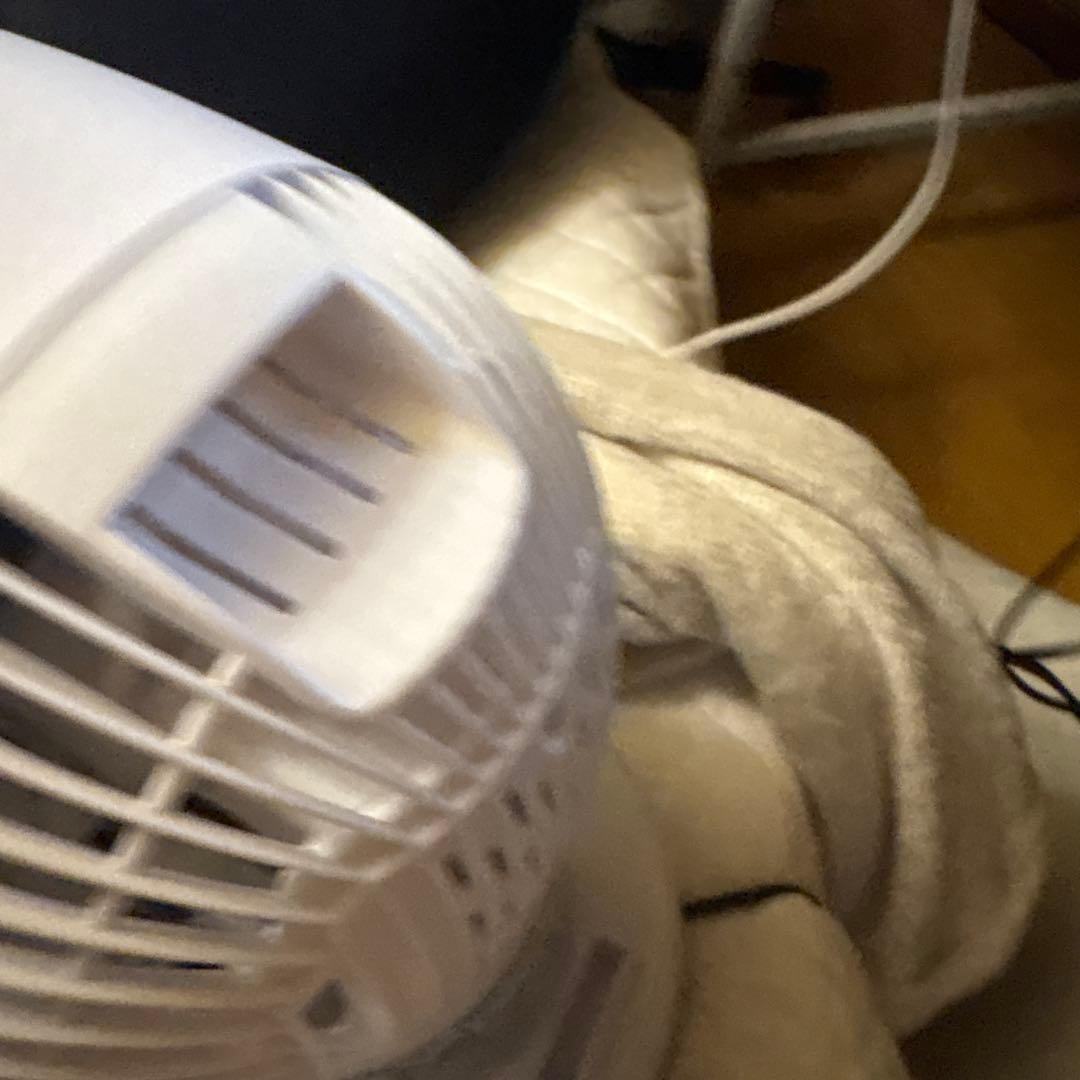 卓上扇風機 ホワイト 風量調整可能