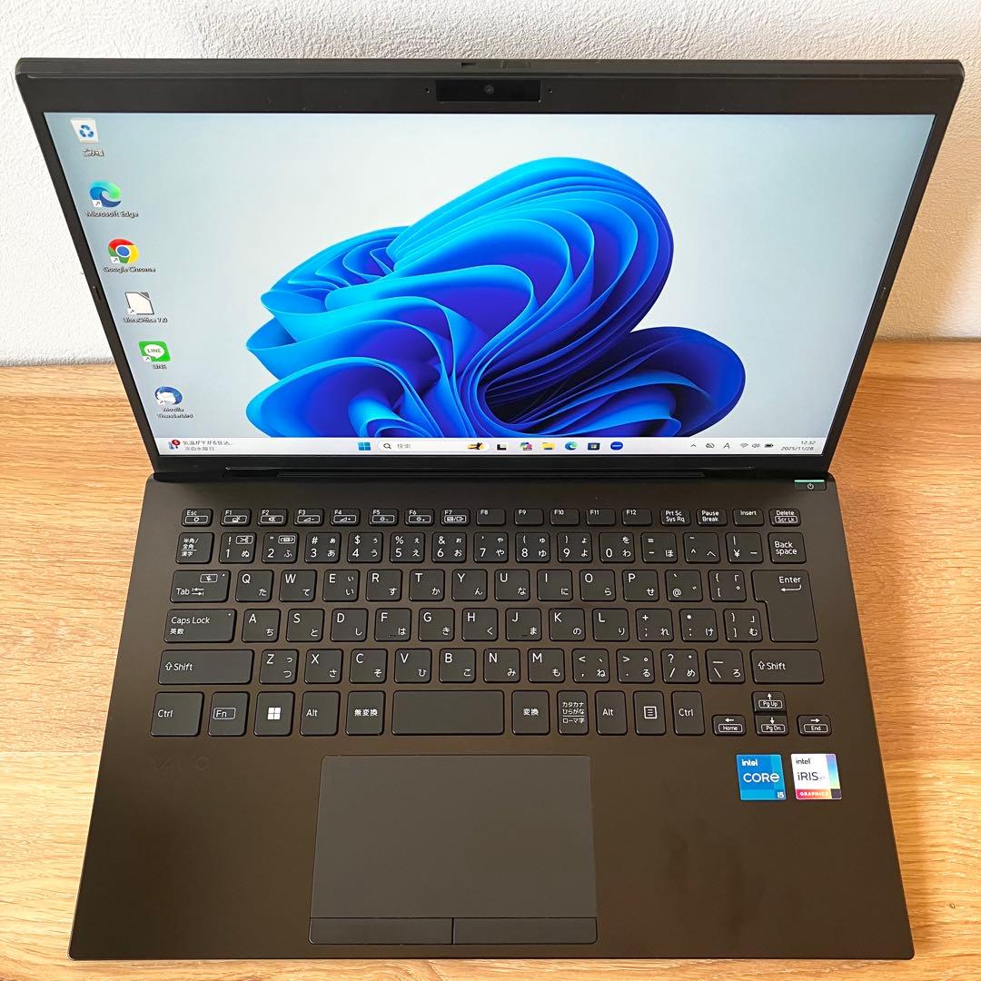 バッテリー良好/16G/VAIO/SSD/Windows11/黒/ノートパソコン