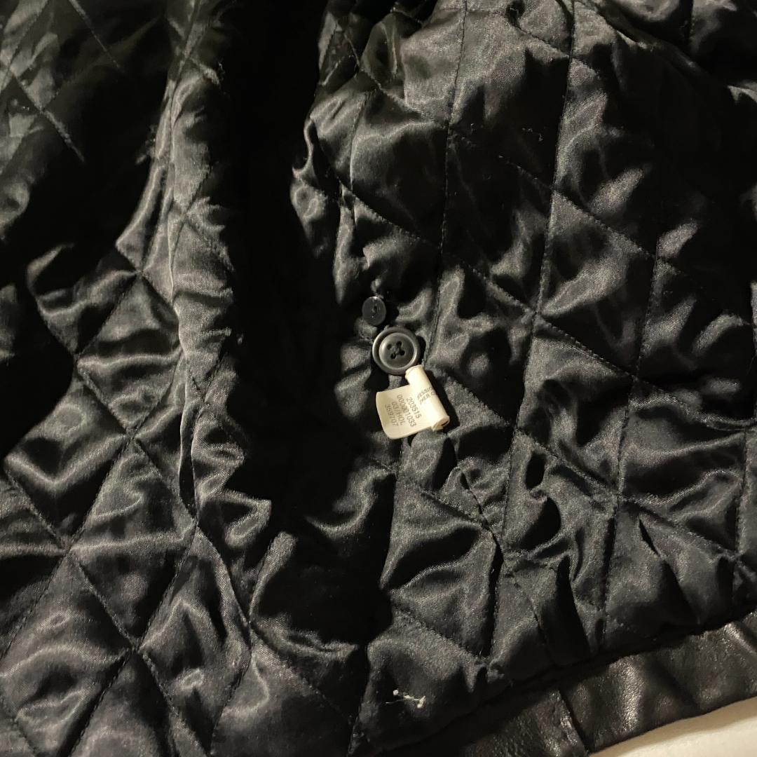 00s 名作 GAP カウレザージャケット ブラック