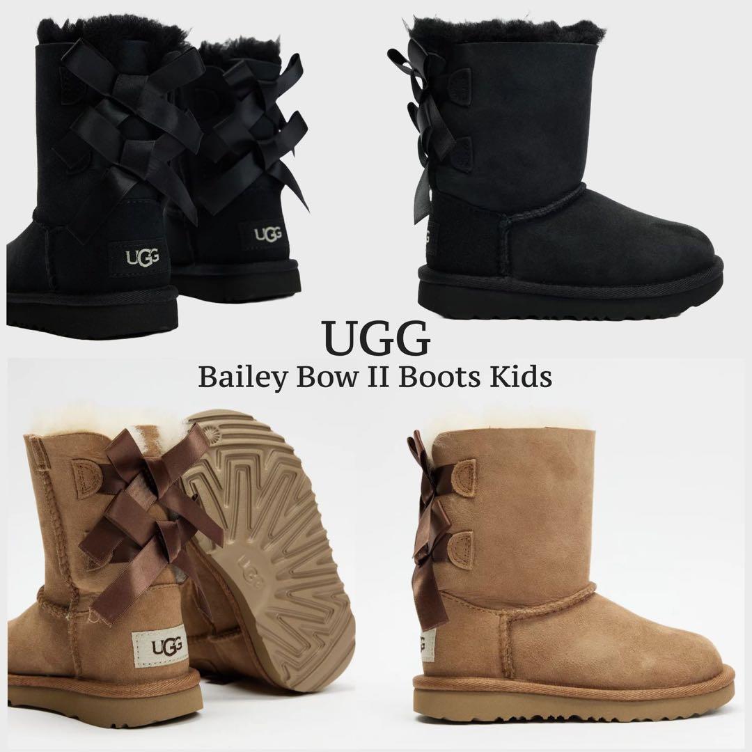 ◆UGG◆ Bailey Bow II Boots 19.5ミニベイリーボウ