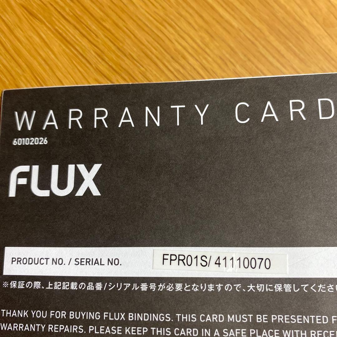 FLUX PR ビンディング 黒 S フラックス