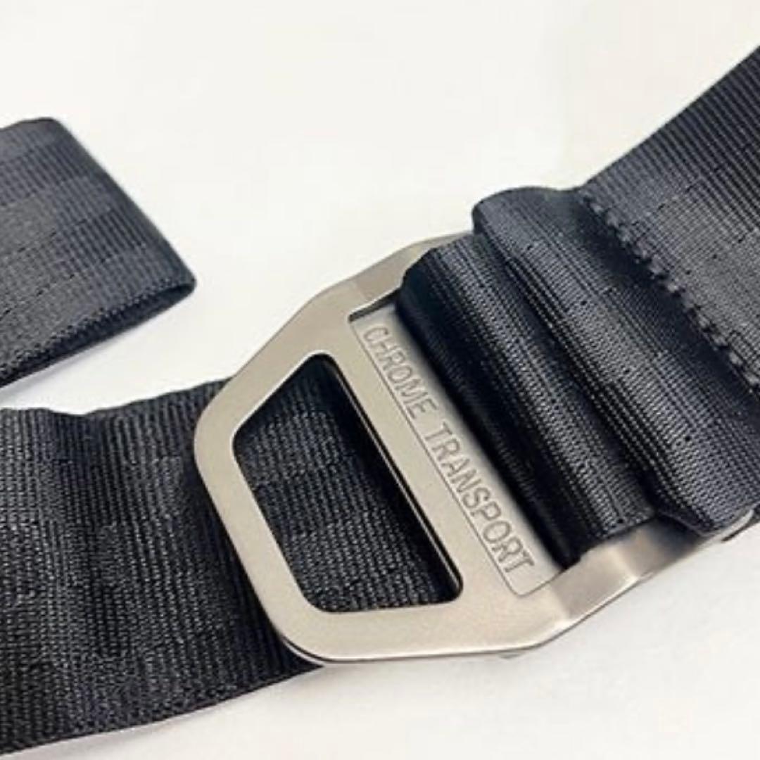 アレキサンダーリーチャン×クローム 大きめショルダーバック ブラック 黒 26L