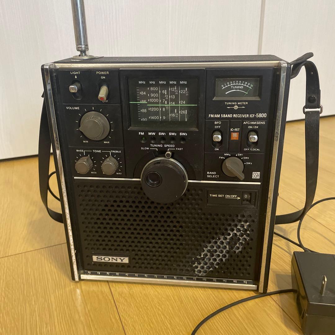 ジャンク品　SONY スカイセンサー 5800 ACアダプター付き