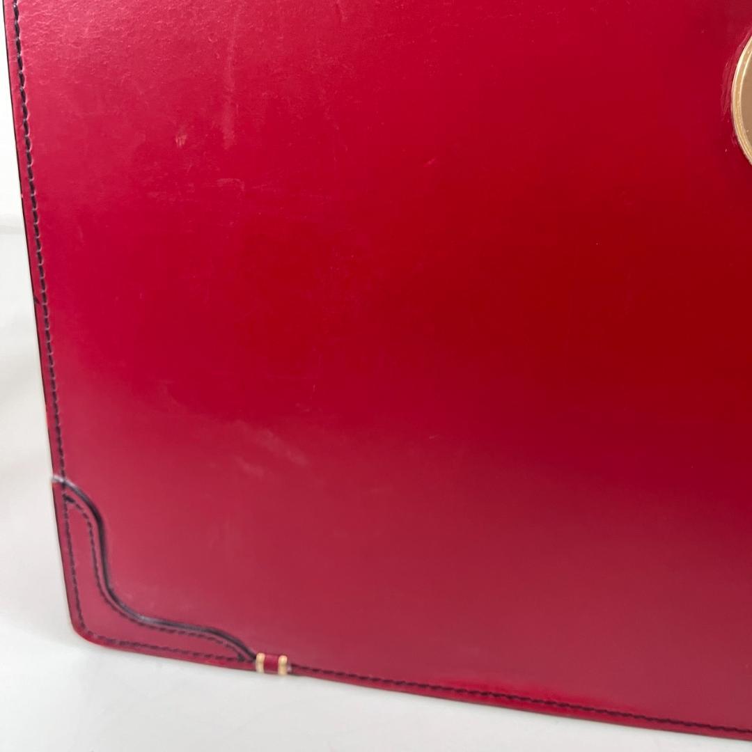 ココマイスター ブライドル ダレスバッグ ビジネスバッグ スイスレッド レザー