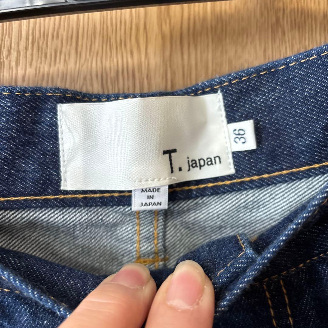 T. japan ハイウエストデニム 36