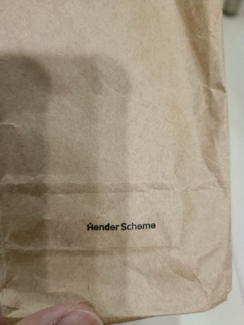 【なし】Hender Scheme 黒 レザー キーリング