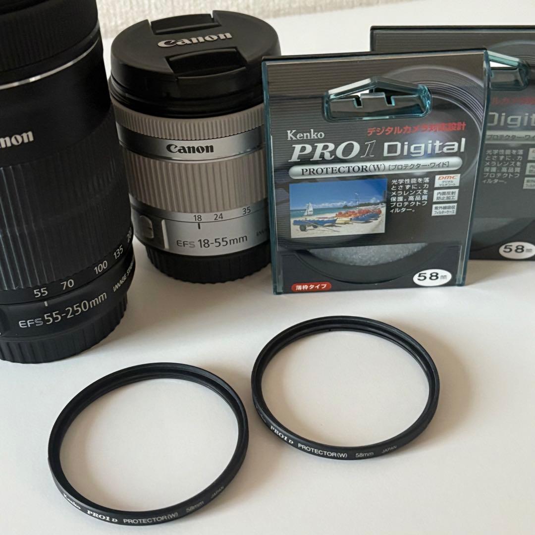 Canon EOS kiss x10 シルバー レンズセット