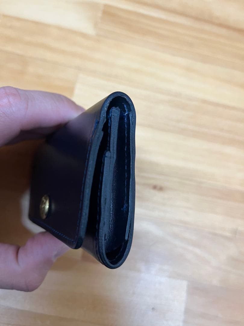 グレンロイヤルGLEN ネイビー レザー 名刺入れ