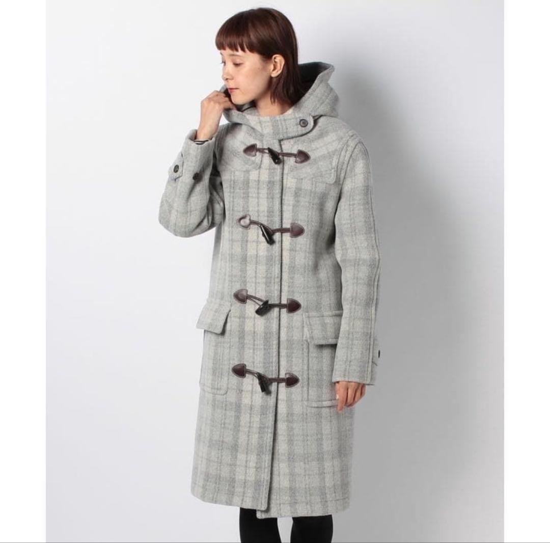 未使用級 現行品 定価18万円 オールドイングランドチェック ダッフルコート