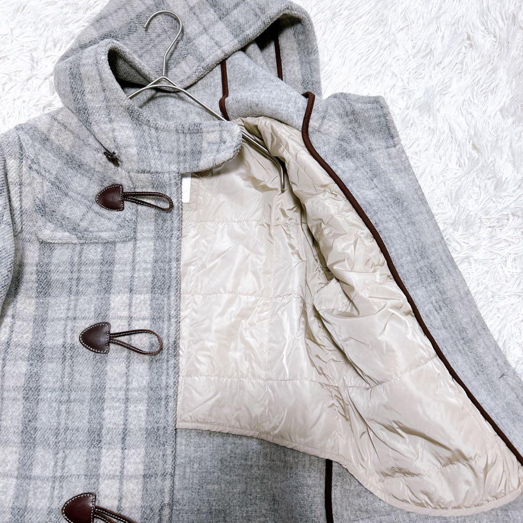 未使用級 現行品 定価18万円 オールドイングランドチェック ダッフルコート