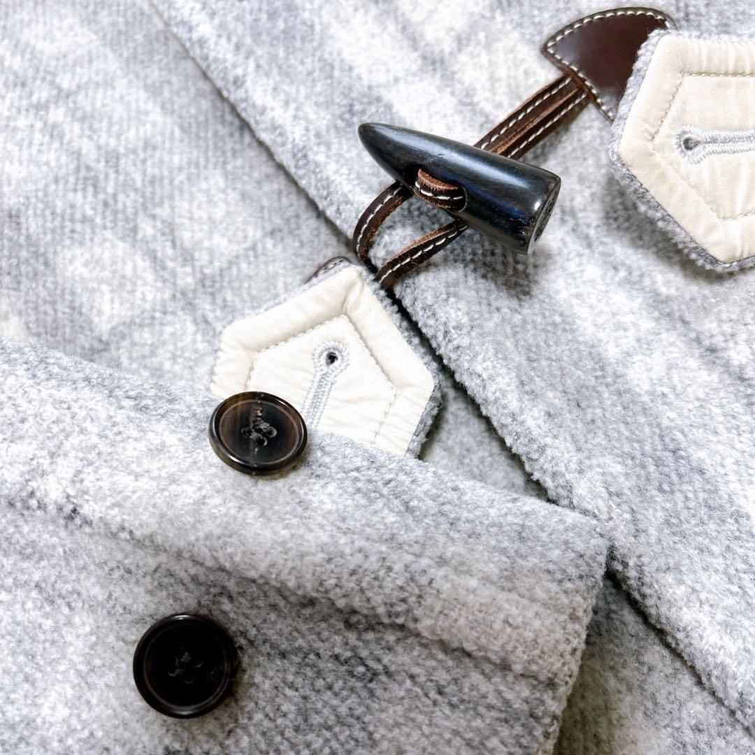 未使用級 現行品 定価18万円 オールドイングランドチェック ダッフルコート