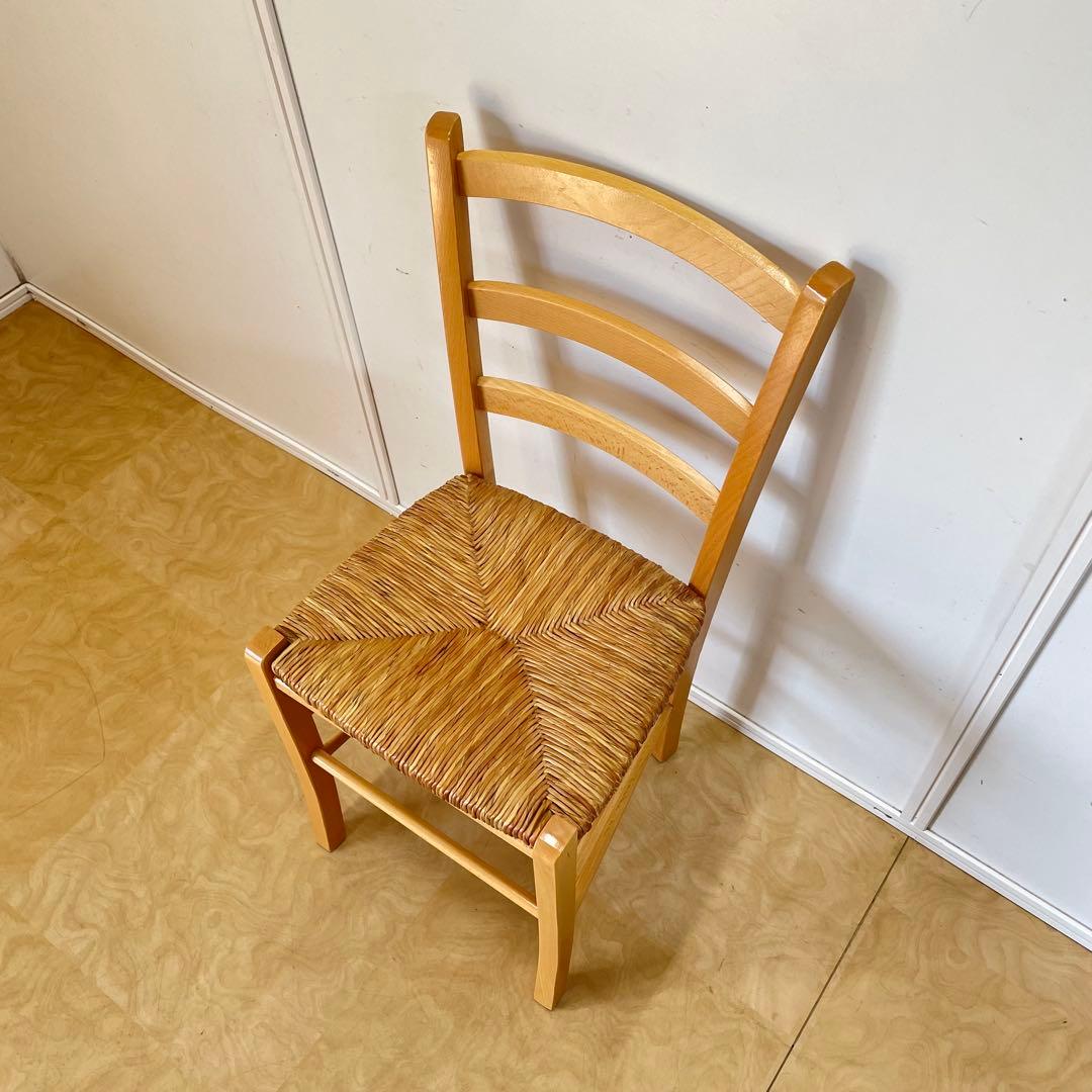 miyabi ラッシ編みチェア 椅子 イス ダイニングチェア ナチュラル