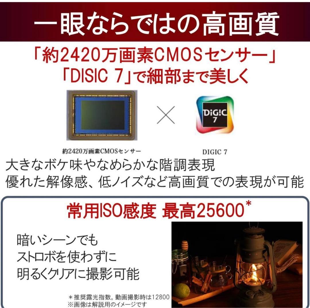 Canon ミラーレス一　EOS M6 レンズキットEF-M15-45mm