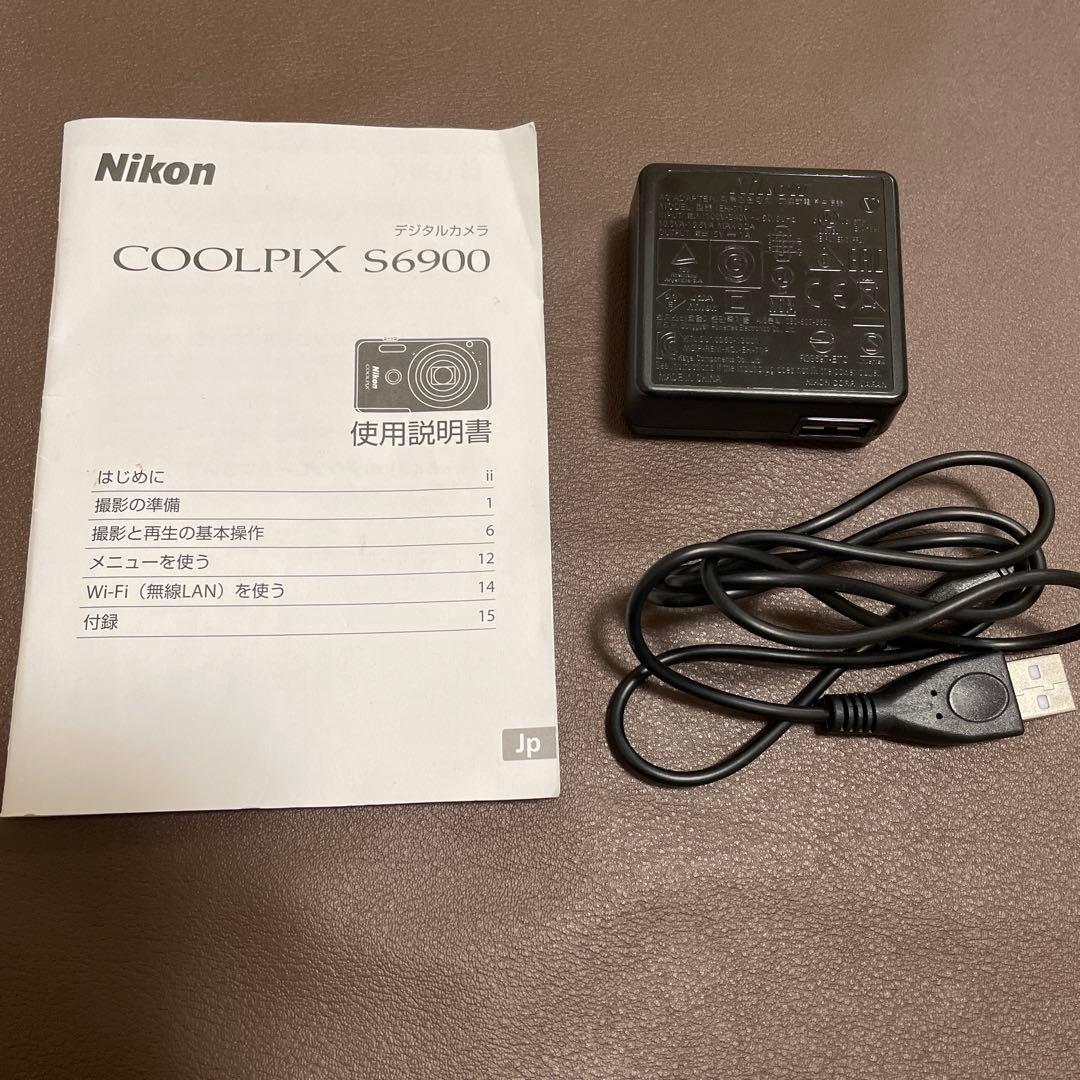 Nikon COOLPIX S6900 ホワイト　デジタルカメラ