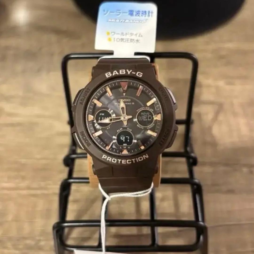 新品同様　CASIO BABY-G BGA-2510-5AJ 電波時計　ソーラー
