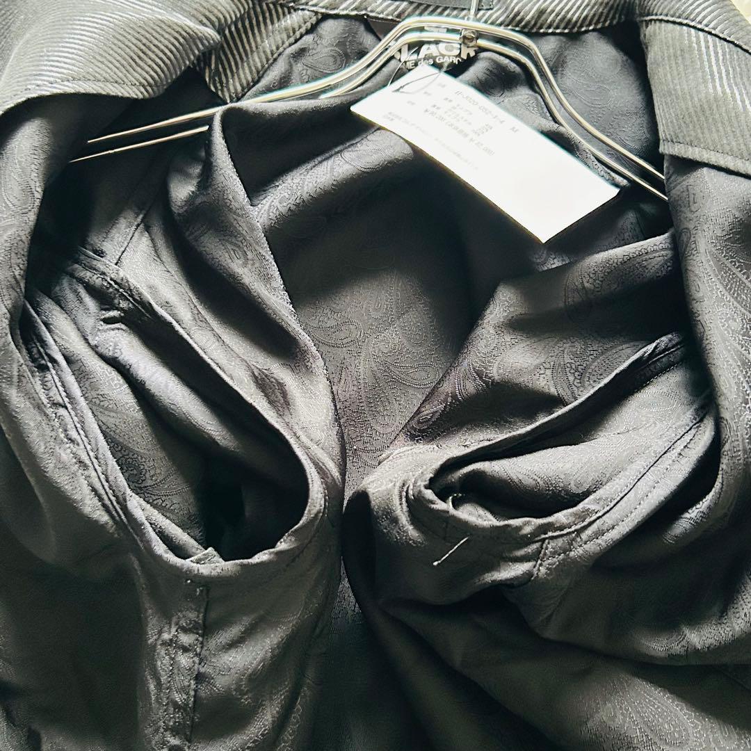 【極美品】22ss ブラック コムデ ギャルソン ねじれ コーチ ジャケット