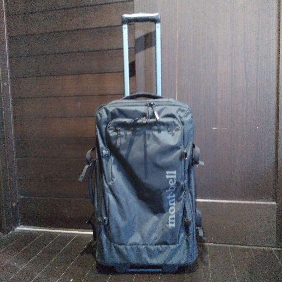 mont-bell ウィリーバッグ 60 黒　キャリーバック