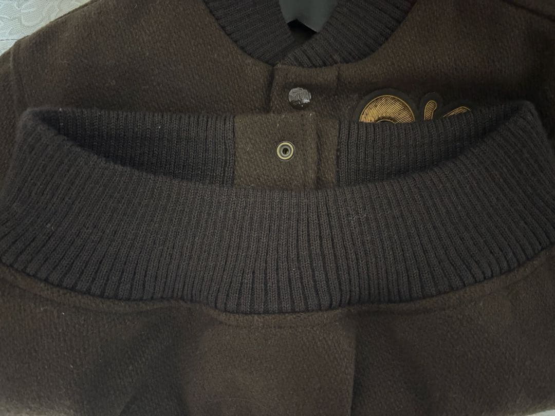 ポロ ラルフローレン ウールブレンド ツイル レターマン ジャケット