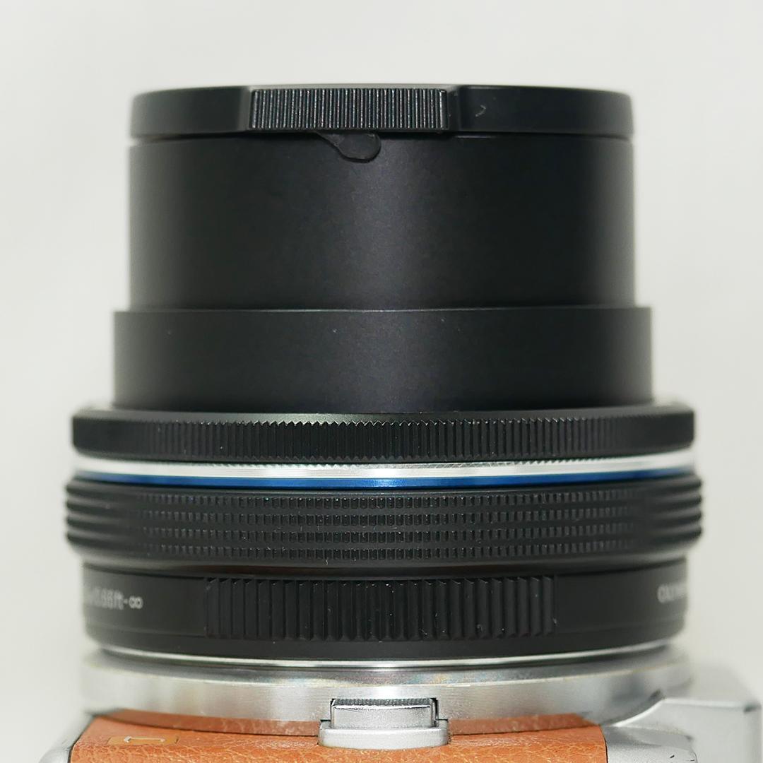 オリンパス電動パンケーキレンズ M.ZUIKO 14-42mm+自動開閉キャップ