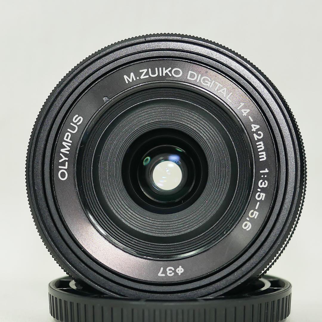 オリンパス電動パンケーキレンズ M.ZUIKO 14-42mm+自動開閉キャップ