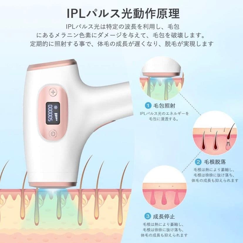 【お値引き中⭐️】 脱毛器 脱毛機　コメント欄に詳細あります。みてね^_^