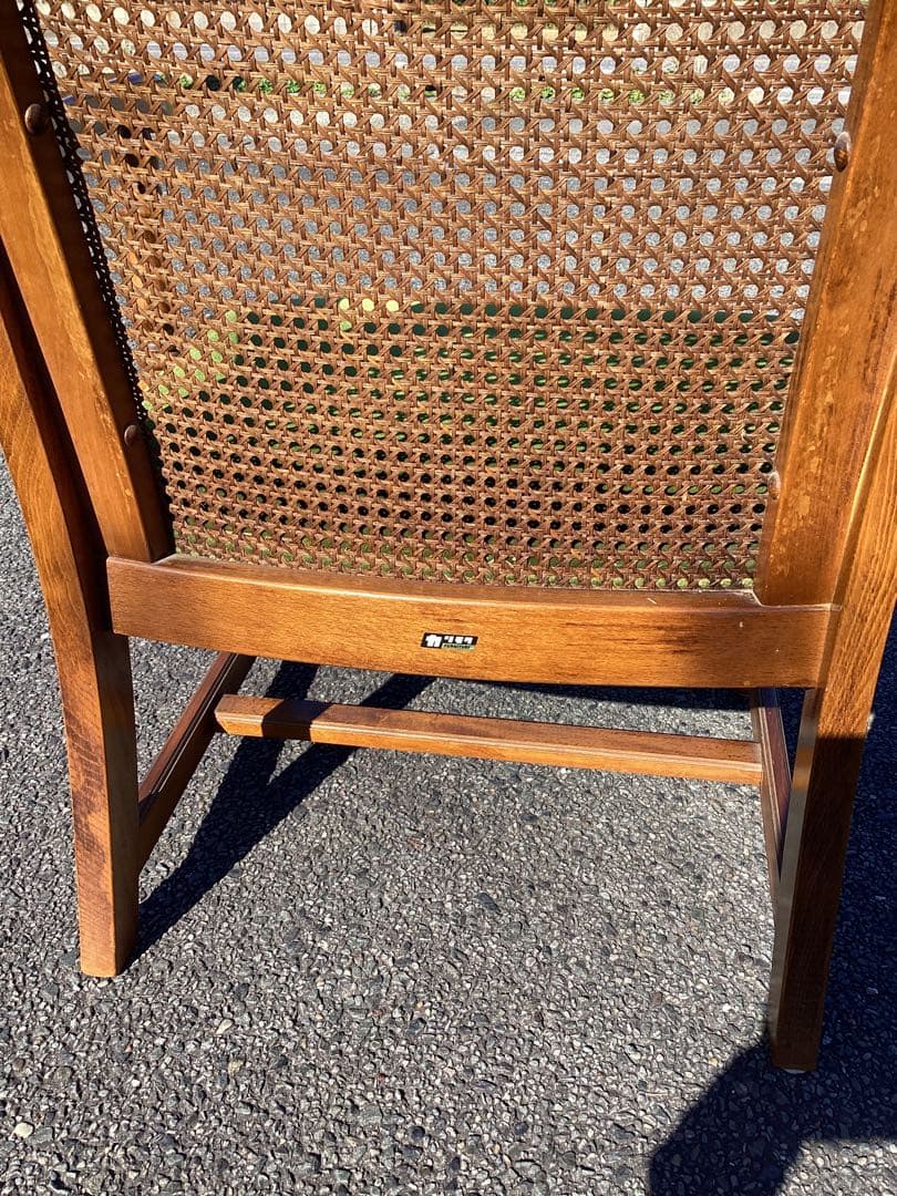 千葉県鴨川発　③オールドカリモク　Karimoku　チェア　肘掛け付き