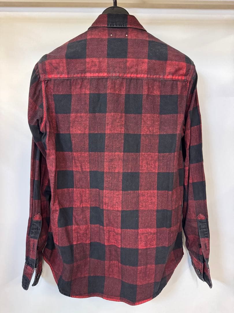 MINEDENIM マインデニム　バッファローデニムチェックシャツ