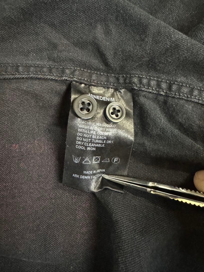 MINEDENIM マインデニム　バッファローデニムチェックシャツ