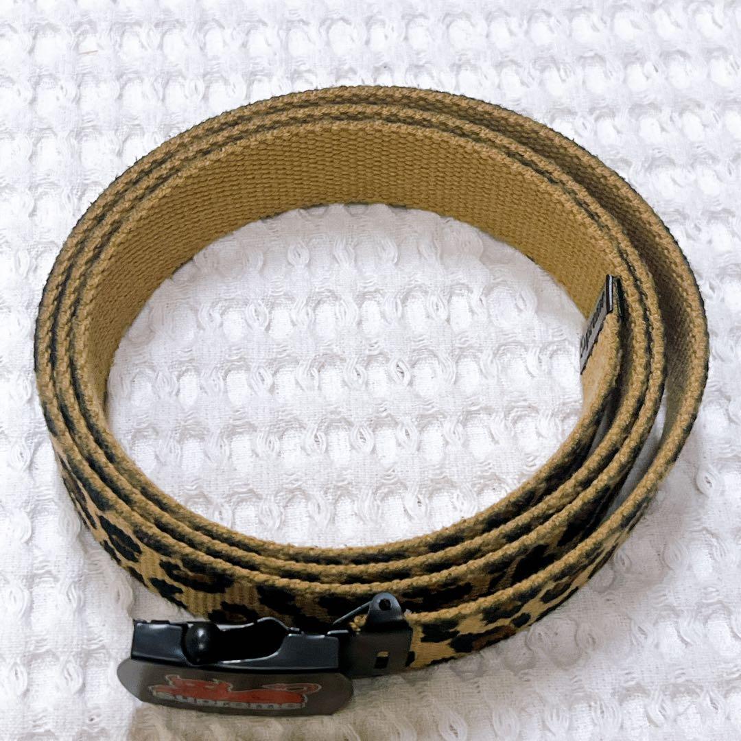 シュプリーム　トイマシーン　コラボ　レオパード柄　ヒョウ柄　ガチャベルト