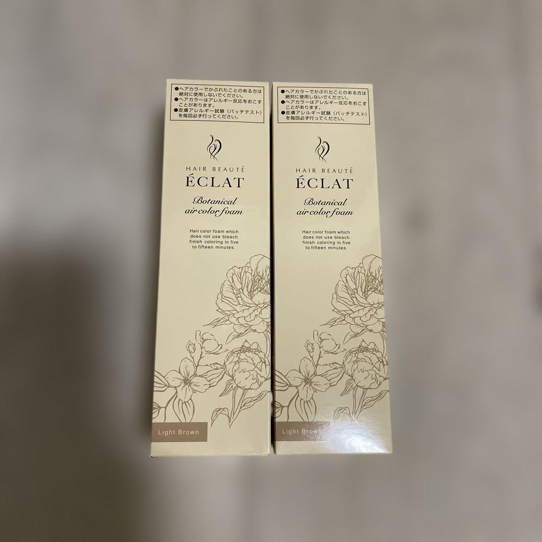 ヘアボーテ エクラ ボタニカル エアカラーフォーム ライトブラウン