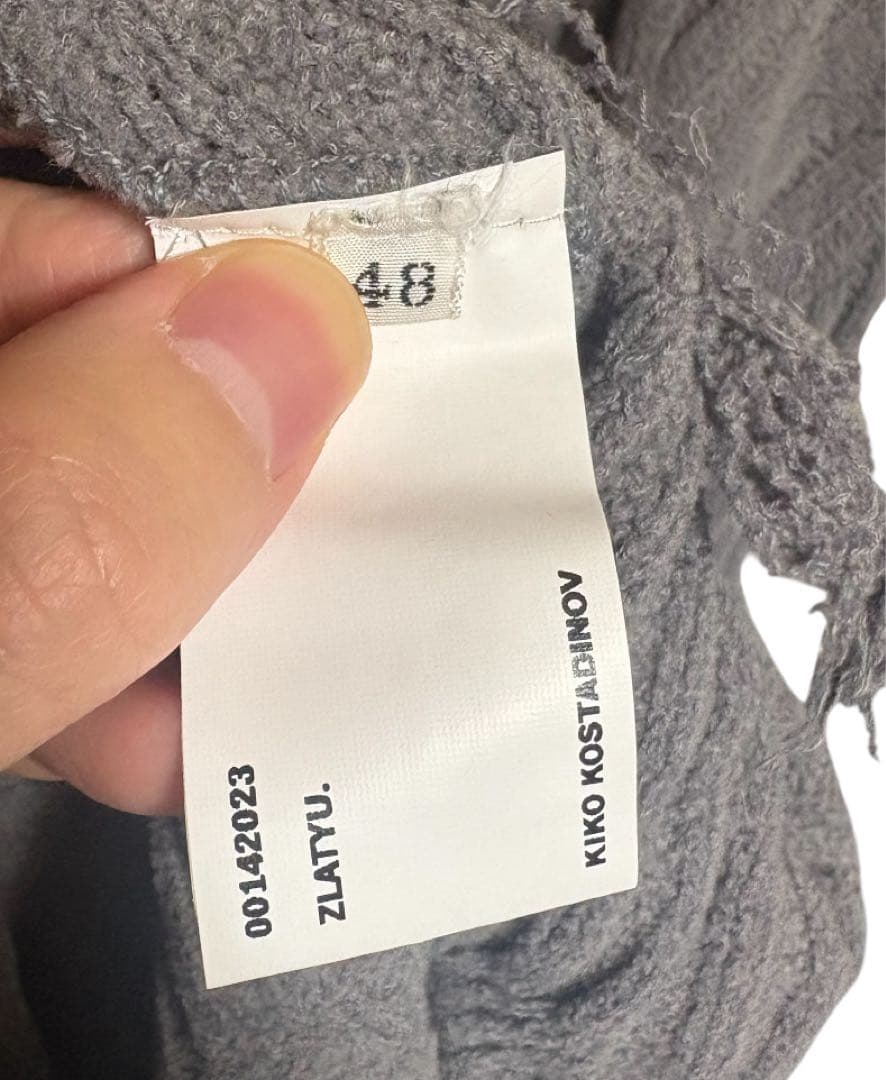 kiko kostadinov 23SS CEDIT KNIT キコ ニット48