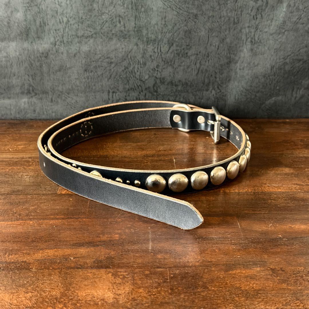 スタッズナローベルトQuiet UKサドル23mm34inch110cm