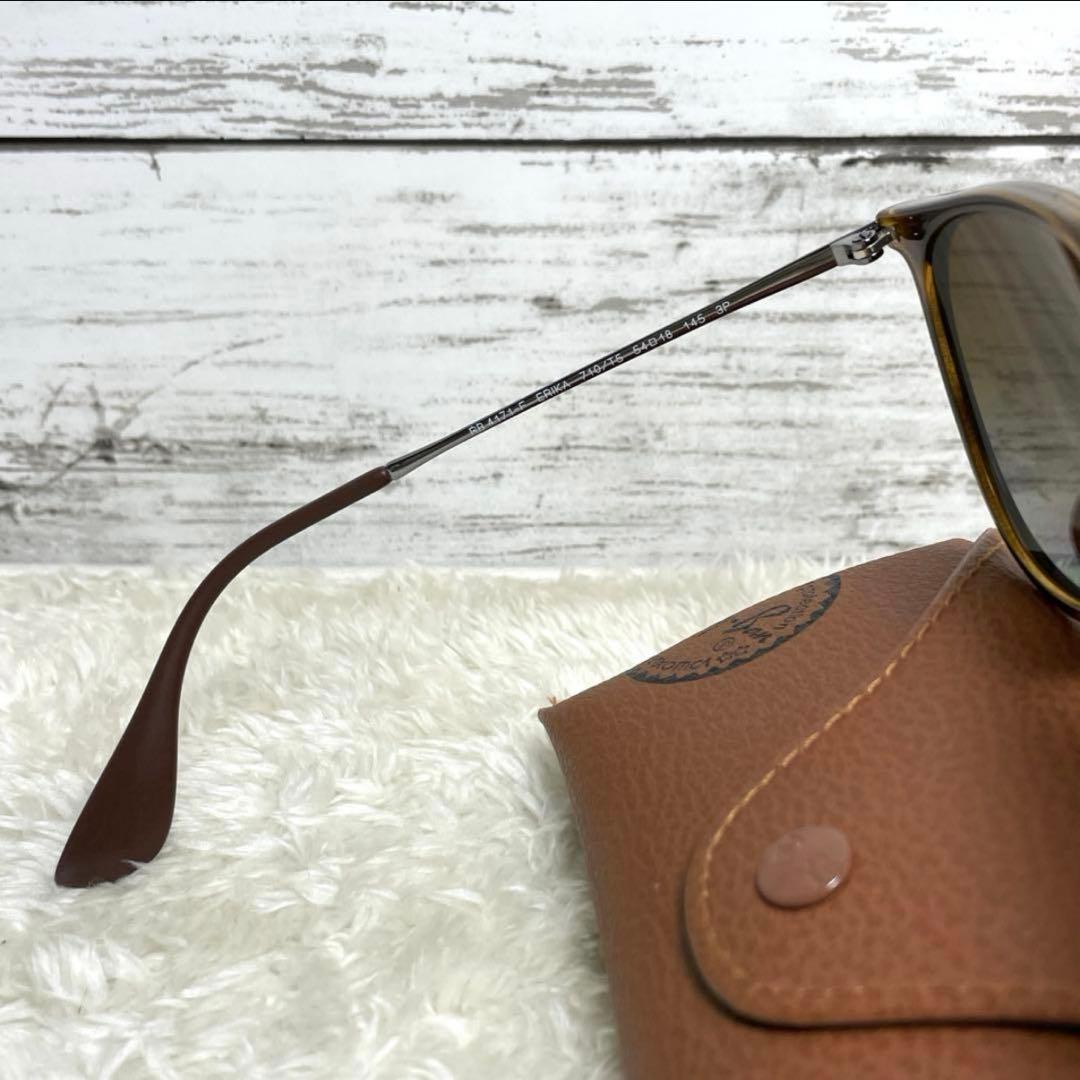 Ray Banレイバン ERIKA ベッコウ調/偏光レンズ　ケース、クロスセット