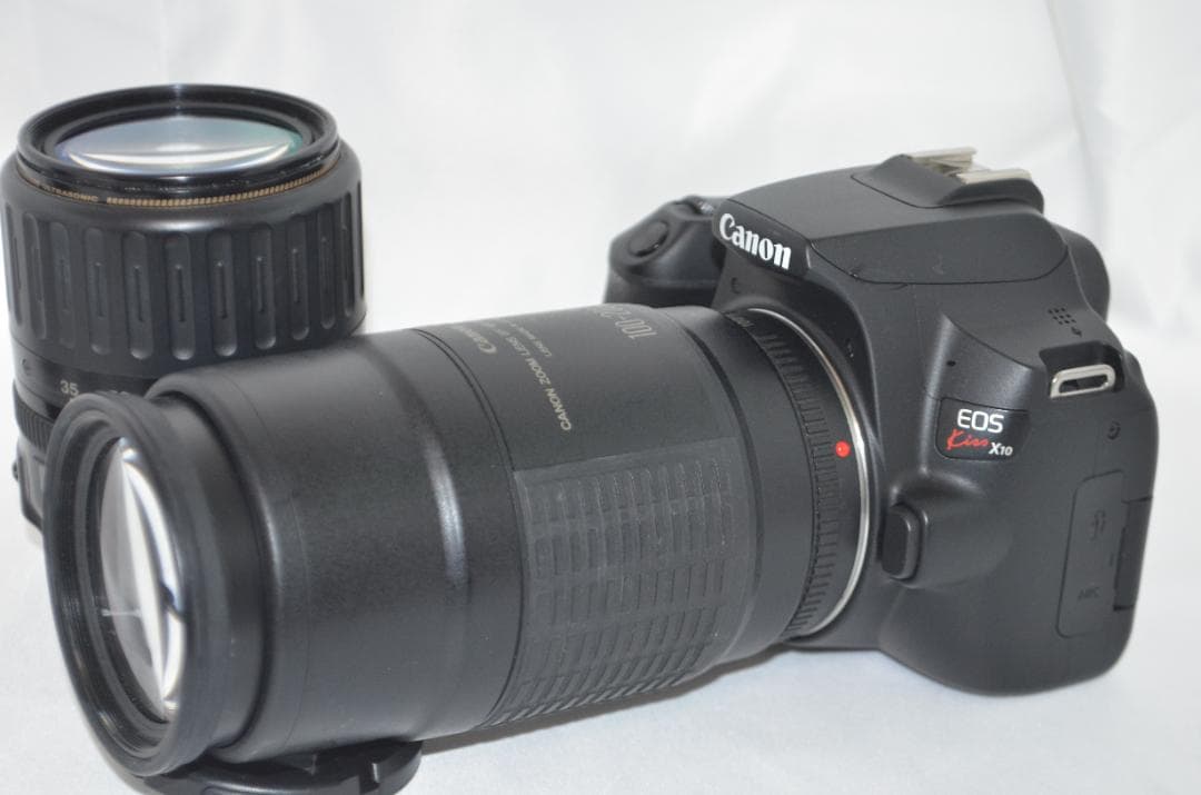 美品 【Canon EOS Kiss X10 ダブルレンズ】 Wi-Fi搭載