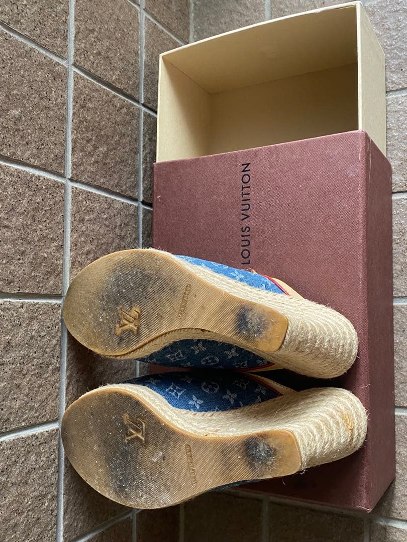 LOUIS VUITTON デニムエスパドリーユ