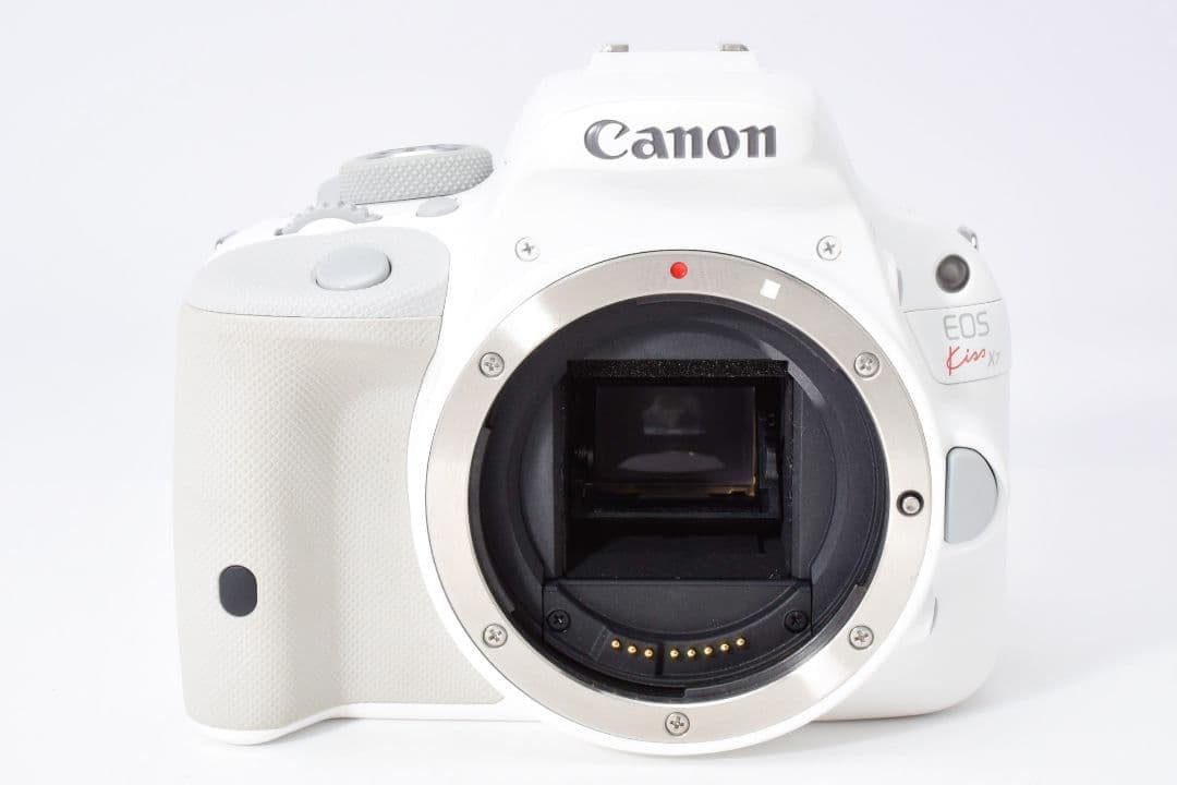 新品級✨️キヤノン EOS KissX7 ホワイト✨️単焦点 ダブルレンズ 軽量