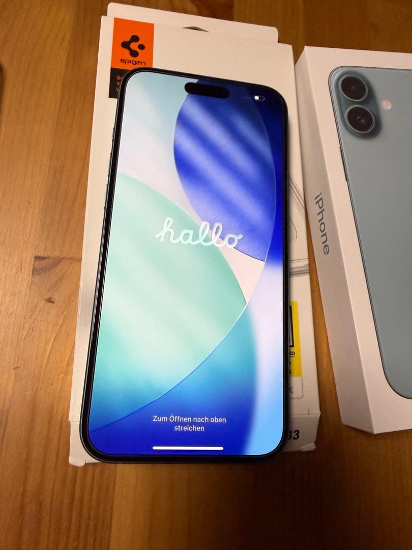 バッテリー97 iphone 16 plus ティール 128gb simフリー