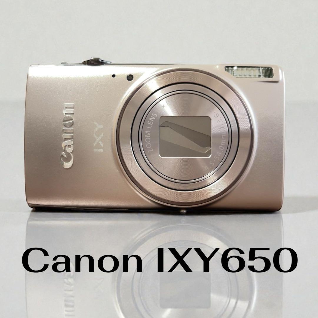 【極美品】 Canon IXY650 新品充電器 純正バッテリー ケース等付き