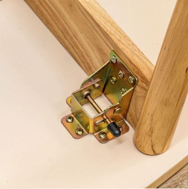 【新品アウトレット】北欧調折れ脚テーブル105cm×45cm ダークブラウン