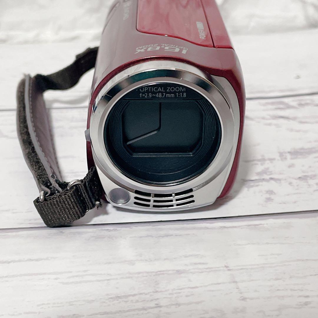 Panasonic HDC-TM25 ビデオカメラ レッド パナソニック