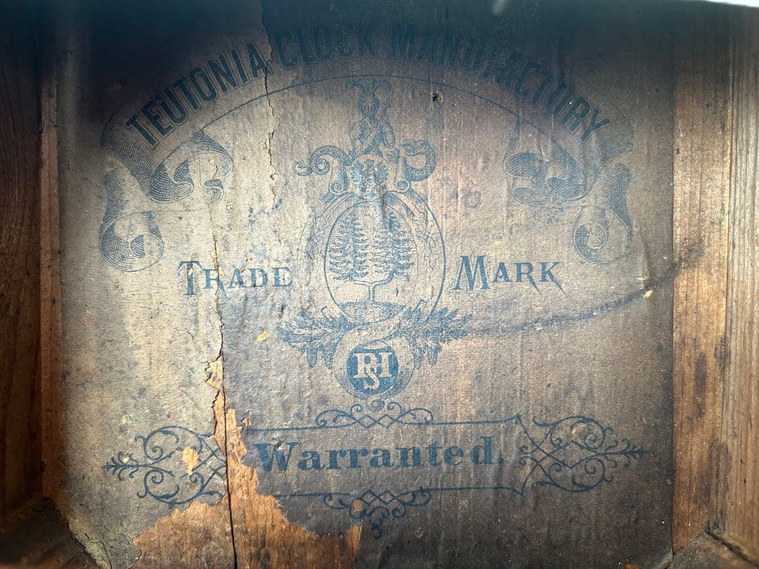 置時計　ゼンマイ　整備済　オーバーホール　レトロ　アンティーク　16