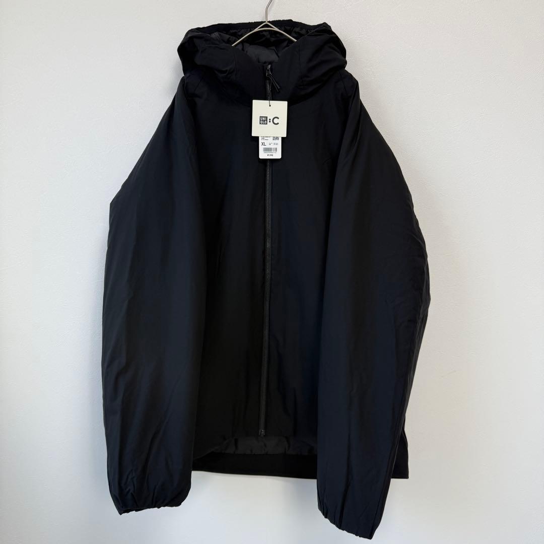 【新品✨タグ付】UNIQLO C パフテックパーカ ブラック XL 25年モデル