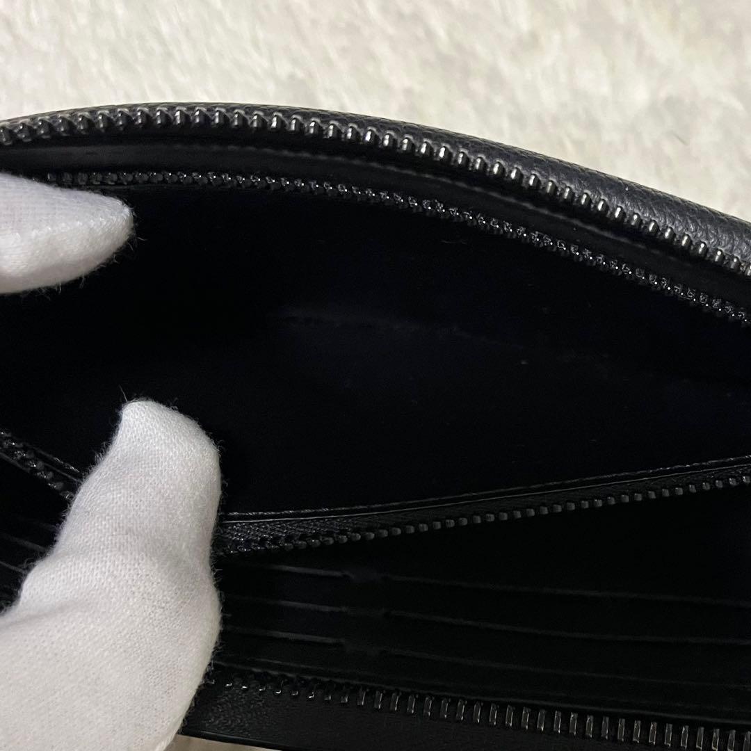 超美品♡ルイヴィトン LOUIS VUITTON アエログラム 長財布 ブラック