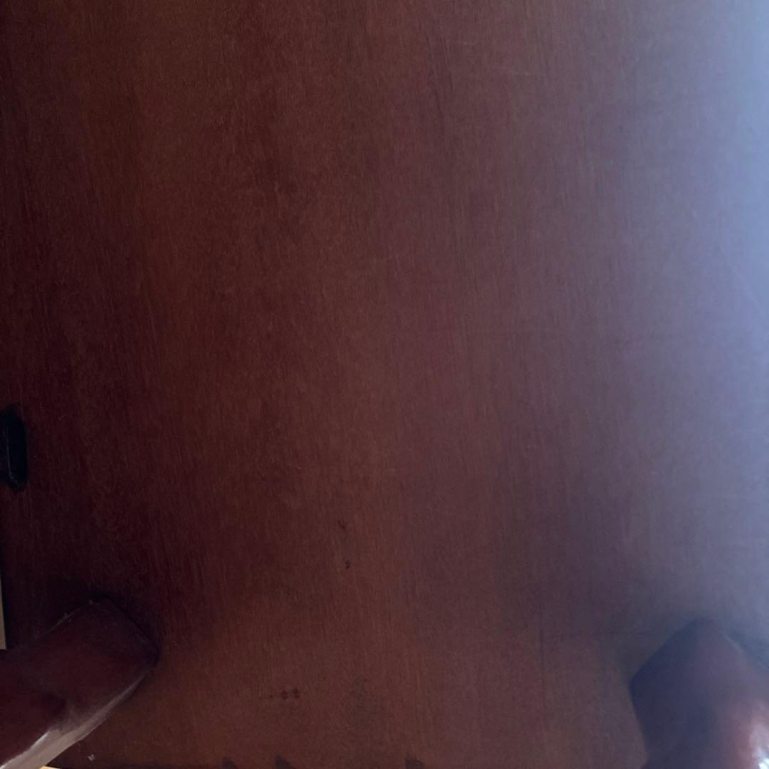 木製座卓 手彫り装飾 茶色