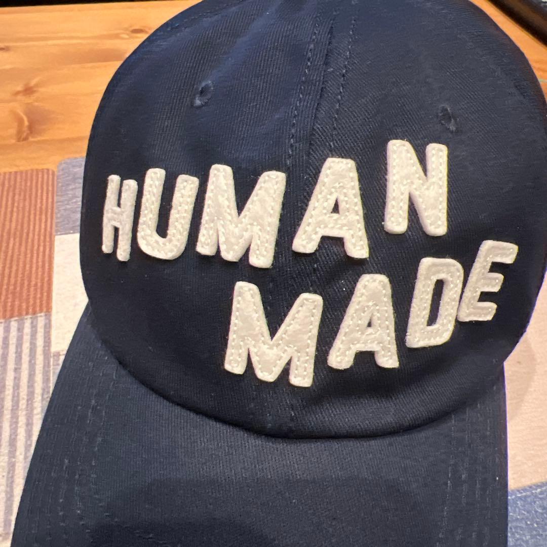 【極美品】HUMAN MADE ネイビーキャップ