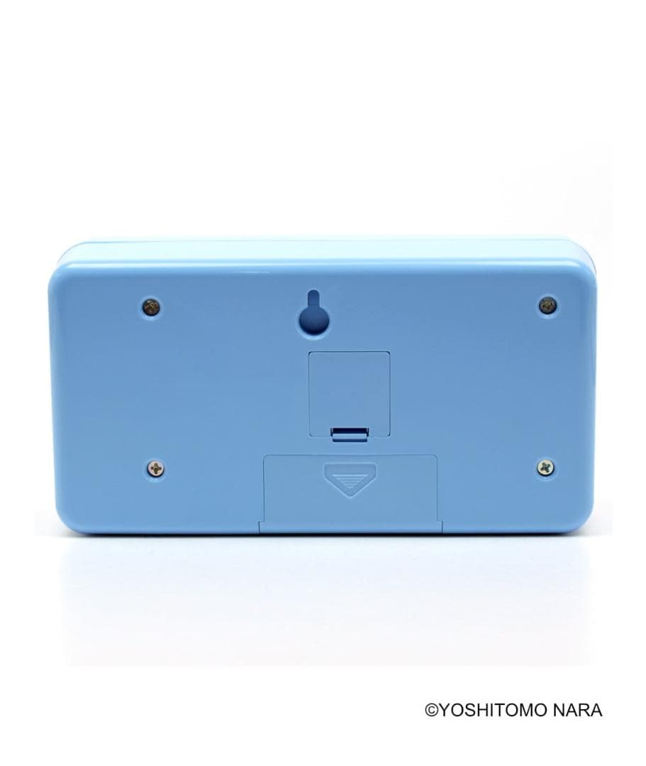 【新品／保証付き】奈良美智 パタパタクロック WALK ON ブルー ギフト