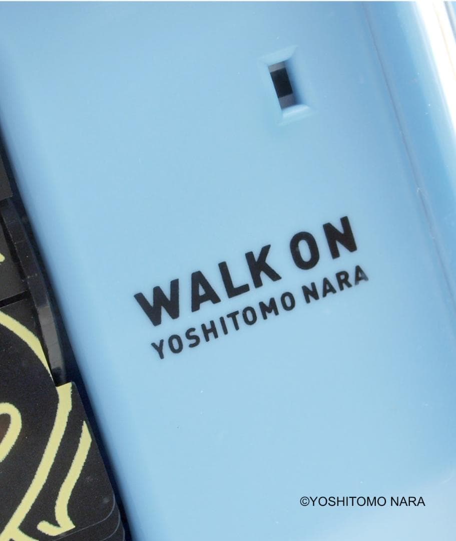 【新品／保証付き】奈良美智 パタパタクロック WALK ON ブルー ギフト