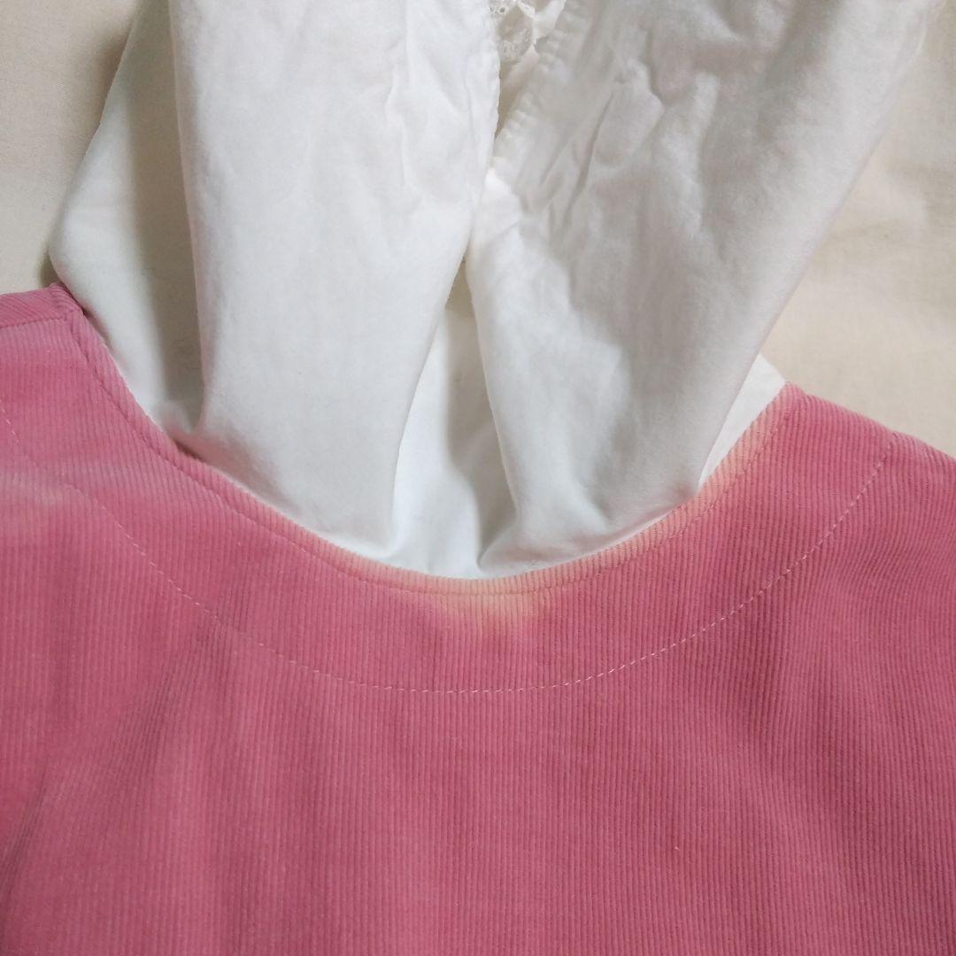 Ponシャーリーテンプル ローラアシュレイ長袖半袖ワンピース