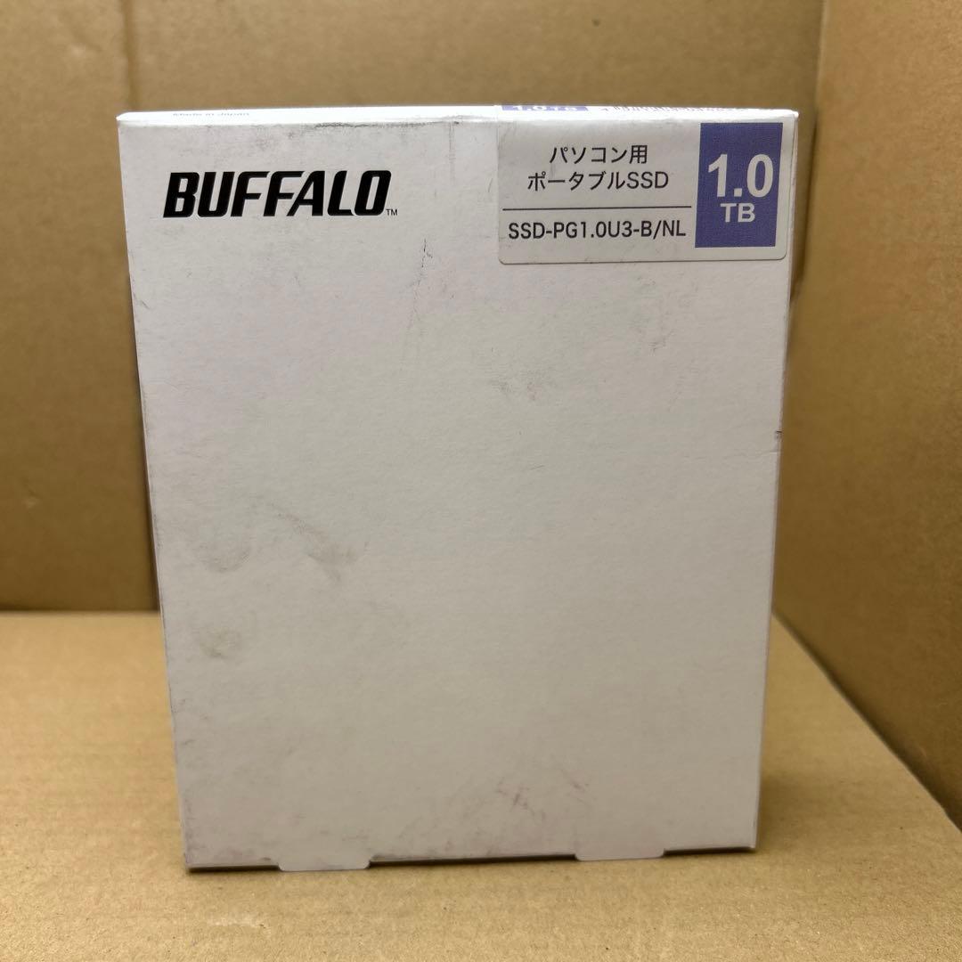 バッファロー　ポータブルSSD 1TB SSD-PG1.0U3-B/NL
