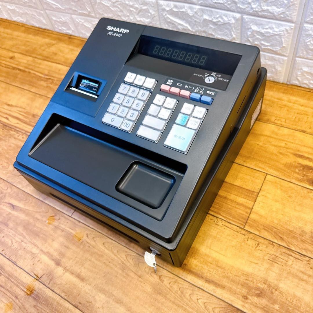 SHARP シャープ レジスター XE-A147 ブラック 電子レジスター